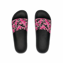 Load image into Gallery viewer, TRIPPY WITCHY MUSHROOM LIL BRUH GWOP® PINK CAMO 2026 SLIDES
