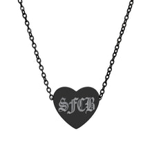 Load image into Gallery viewer, LIL BRUH GWOP X RAINY BEAR SFCB HEART NECKLACE - MULTI COLORS
