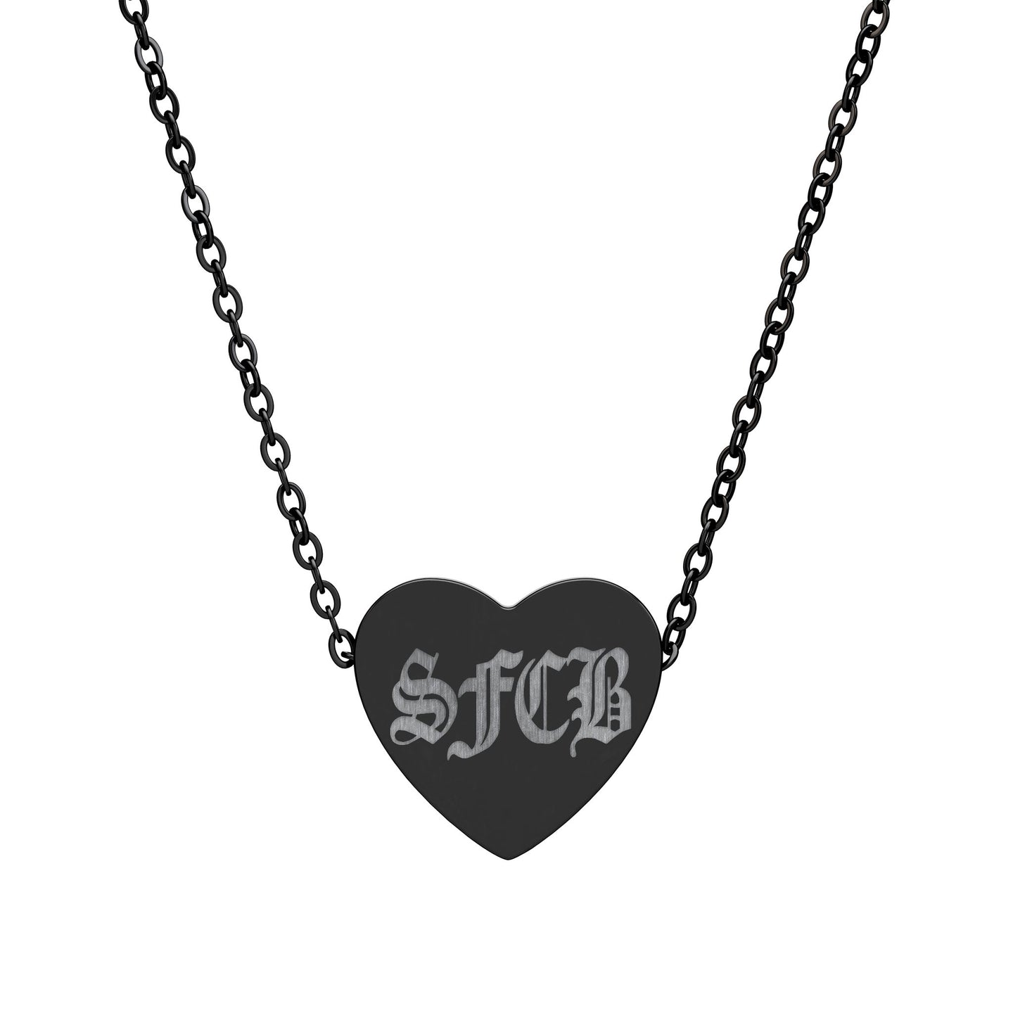 LIL BRUH GWOP X RAINY BEAR SFCB HEART NECKLACE - MULTI COLORS