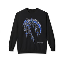 画像をギャラリービューアに読み込む, LUNAR REAPER SCYTHE CHROME SIGIL CREWNECK SWEATSHIRT - BLACK &amp; WHITE
