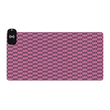 Load image into Gallery viewer, RAINY BEAR X LIL BRUH GWOP SFCB PINK MONOGRAM LED GAMING MOUSE PAD WIRELESS CHARGING - PINK
