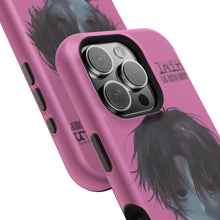 Load image into Gallery viewer, SERIAL EXPERIMENTS LAIN X LIL BRUH GWOP MAGNETIC IMPACT RESISTANT TOUGH PINK PHONE CASE
