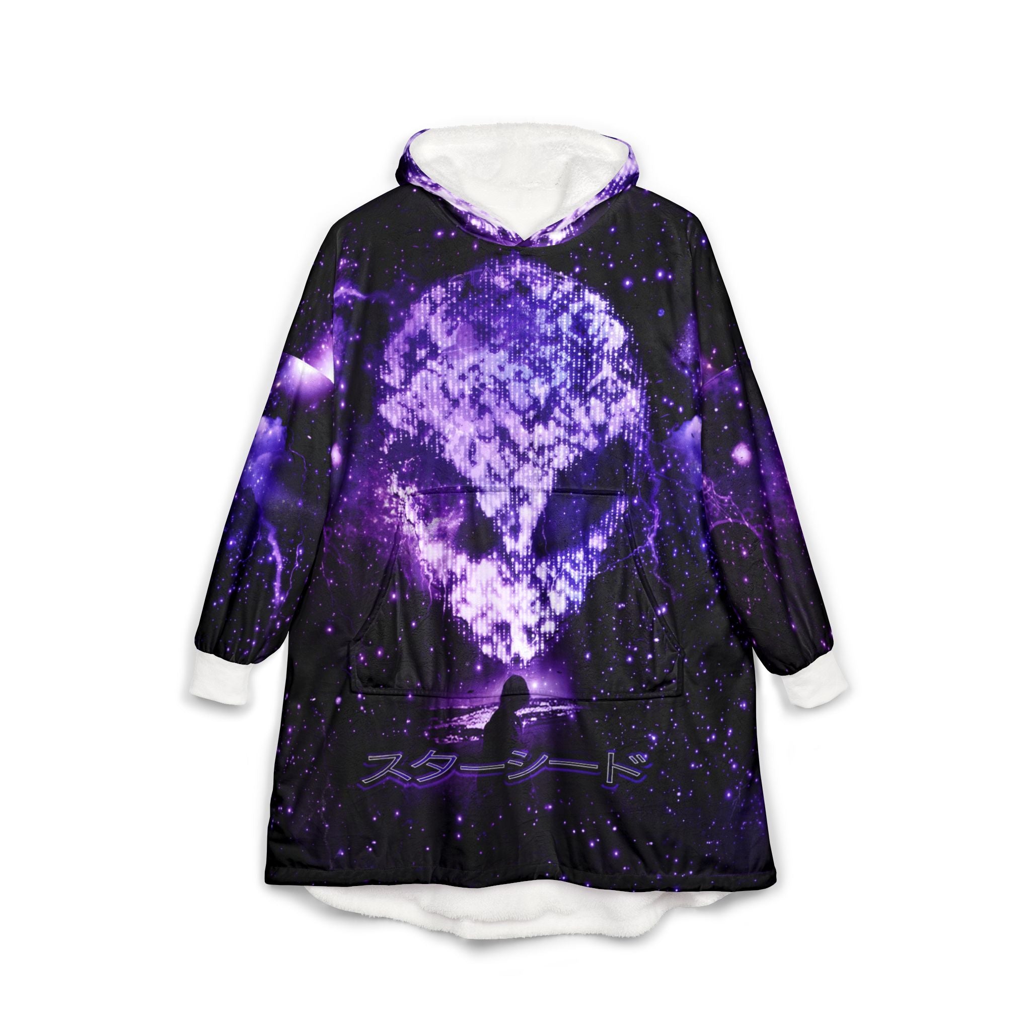 STARSEED FLEECE HOODED BLANKET - PURPLE – LIL BRUH GWOP