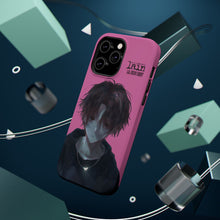 Load image into Gallery viewer, SERIAL EXPERIMENTS LAIN X LIL BRUH GWOP MAGNETIC IMPACT RESISTANT TOUGH PINK PHONE CASE
