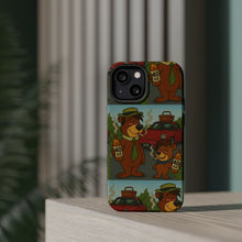 Load image into Gallery viewer, RAINY BEAR X LIL BRUH GWOP SFCB YOGI BEAR BOO BOO MAGNETIC IMPACT RESISTANT PHONE CASES
