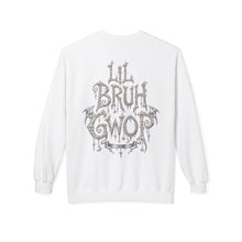 画像をギャラリービューアに読み込む, LUNAR REAPER SCYTHE CHROME SIGIL CREWNECK SWEATSHIRT - BLACK &amp; WHITE
