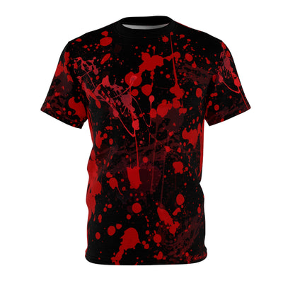 ブラッドスプラッターTシャツ - ブラック