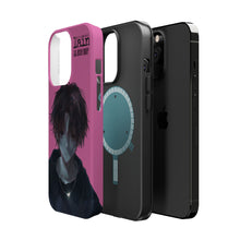Load image into Gallery viewer, SERIAL EXPERIMENTS LAIN X LIL BRUH GWOP MAGNETIC IMPACT RESISTANT TOUGH PINK PHONE CASE
