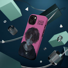 Load image into Gallery viewer, SERIAL EXPERIMENTS LAIN X LIL BRUH GWOP MAGNETIC IMPACT RESISTANT TOUGH PINK PHONE CASE
