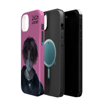 Load image into Gallery viewer, SERIAL EXPERIMENTS LAIN X LIL BRUH GWOP MAGNETIC IMPACT RESISTANT TOUGH PINK PHONE CASE
