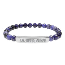 画像をギャラリービューアに読み込む, LIL BRUH GWOP NATURAL CRYSTAL BRACELET (ENGRAVING) - MULTI COLORS
