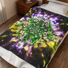 画像をギャラリービューアに読み込む, Fractals Velveteen Plush Blanket
