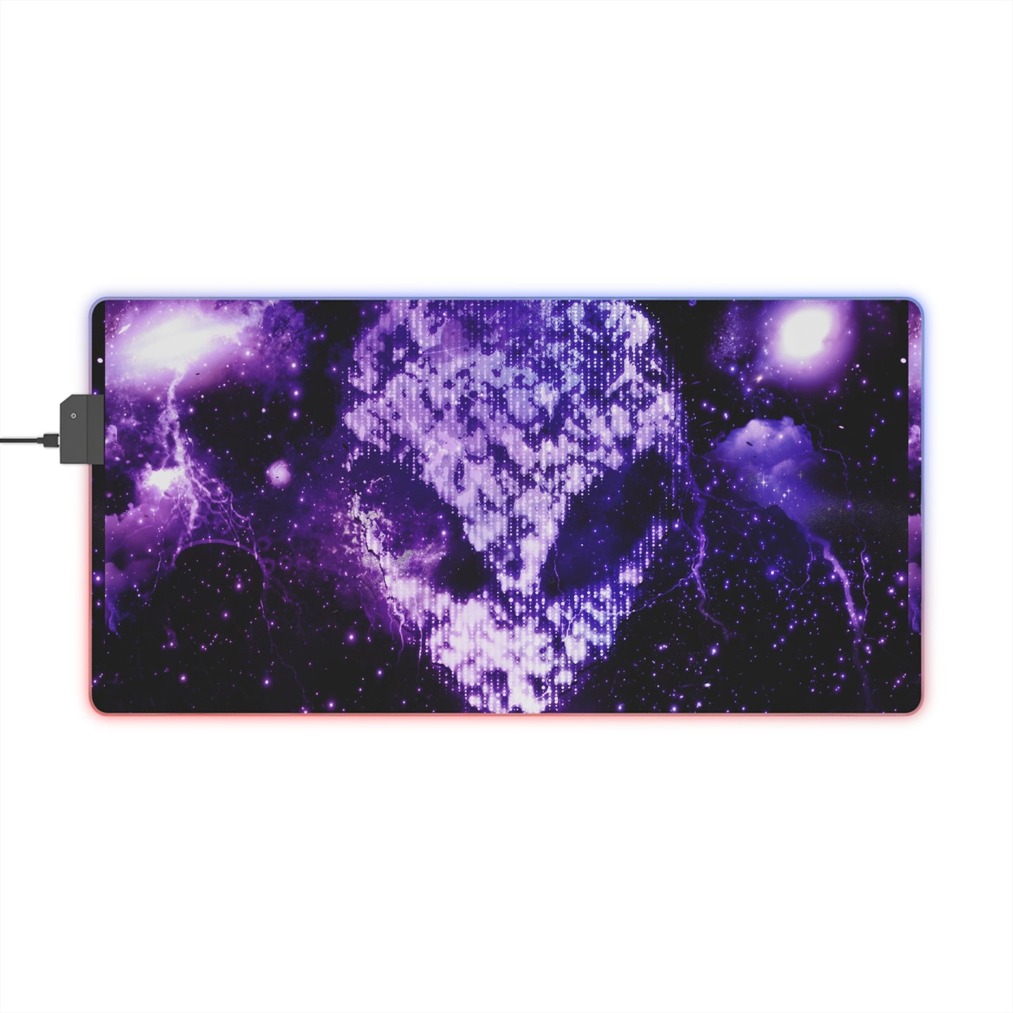 STARSEED LED GAMING MOUSE PAD - PURPLE