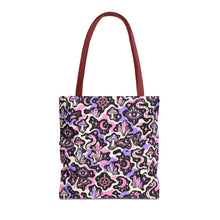 Load image into Gallery viewer, TRIPPY WITCHY MUSHROOM LIL BRUH GWOP® CAMO TOTE BAG 2026
