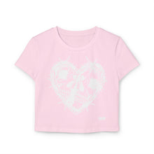 Load image into Gallery viewer, BARBED LOVE CROP TEE
