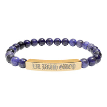 画像をギャラリービューアに読み込む, LIL BRUH GWOP NATURAL CRYSTAL BRACELET (ENGRAVING) - MULTI COLORS
