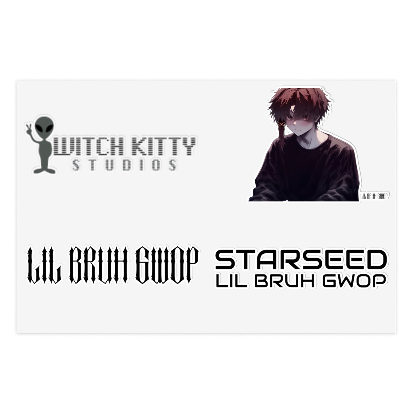 LIL BRUH GWOP 2025 STICKET SHEETS