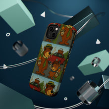 Load image into Gallery viewer, RAINY BEAR X LIL BRUH GWOP SFCB YOGI BEAR BOO BOO MAGNETIC IMPACT RESISTANT PHONE CASES
