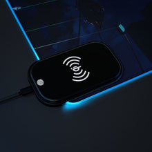 Load image into Gallery viewer, LIL BRUH GWOP ANIME UFO GOODBYE おやすみ LED GAMING MOUSE PAD WIRELESS CHARGING
