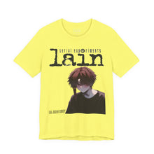 Load image into Gallery viewer, SERIAL EXPERIMENTS LAIN X LIL BRUH GWOP ANIME TEE - MULTI COLORS
