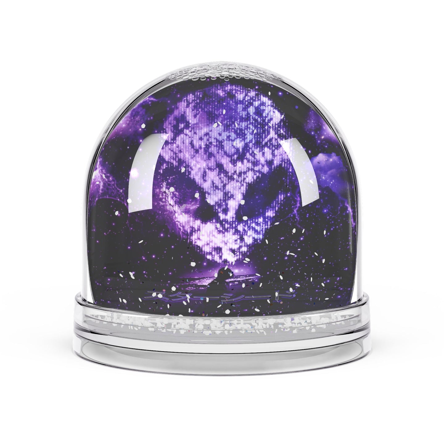 STARSEED ALIEN UFO SNOW GLOBE - PURPLE