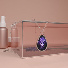 画像をギャラリービューアに読み込む, STARSEED ALIEN HEAD UFO OVAL NECKLACE PURPLE
