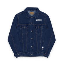 Load image into Gallery viewer, LIL BRUH GWOP DENIM JACKET (Embroidery) - BLACK/NAVY
