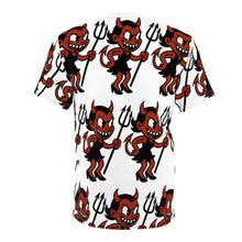 Load image into Gallery viewer, HALLOWEEN LIL BRUH GWOP HELL GIRL SHE DEVIL GWOP GIRL HALLOWEEN JUGGALO ALL OVER TEE
