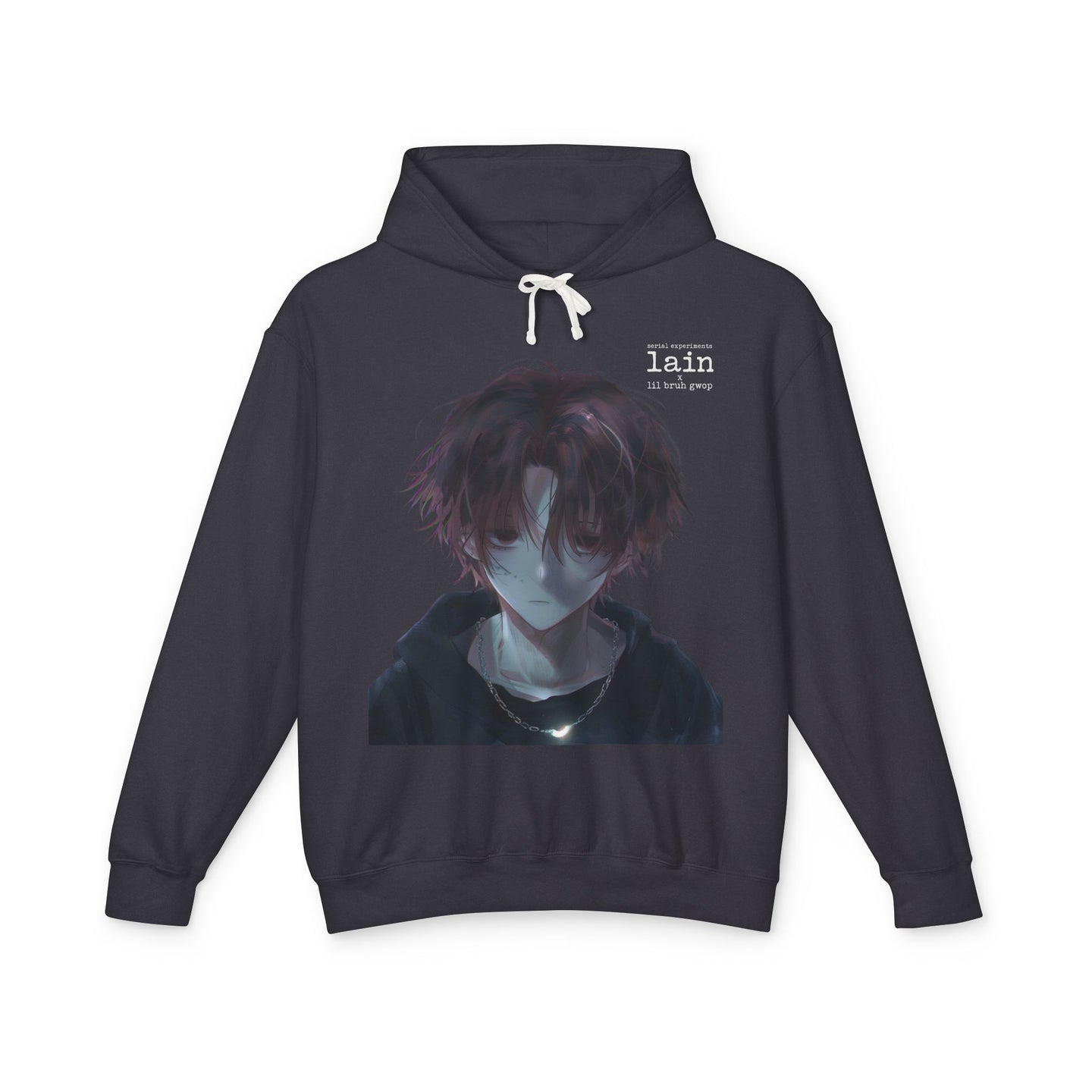 SERIAL EXPERIMENTS LAIN X LIL BRUH GWOP ANIME HOODIE - MULTI COLORS