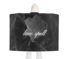 Load image into Gallery viewer, Love Spell Hooded Sherpa Fleece Blanket
