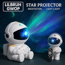 Load image into Gallery viewer, INTER-DIMENSIONAL DREAMS GALAXY STAR PROJECT ASTRONAUT CE5 PROTOCOL CONTACT LIL BRUH GWOP LED NIGHT LIGHT

