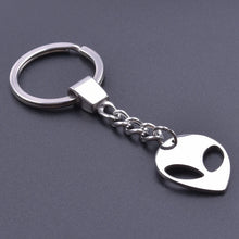 Load image into Gallery viewer, STARSEED ALIEN HEAD NECKLACES / KEYCHAINS STAINLESS STEEL MULTI COLORS
