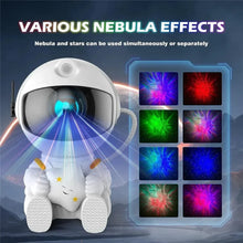 Load image into Gallery viewer, INTER-DIMENSIONAL DREAMS GALAXY STAR PROJECT ASTRONAUT CE5 PROTOCOL CONTACT LIL BRUH GWOP LED NIGHT LIGHT

