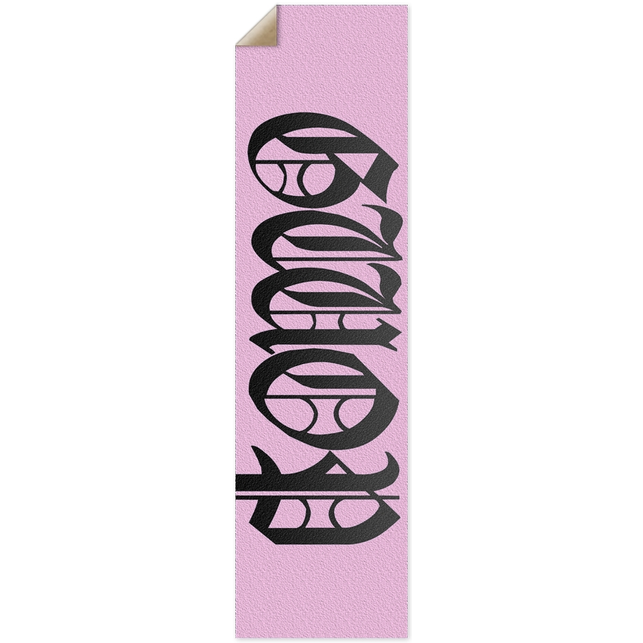GWOP PINK SKATEBOARD GRIPTAPE