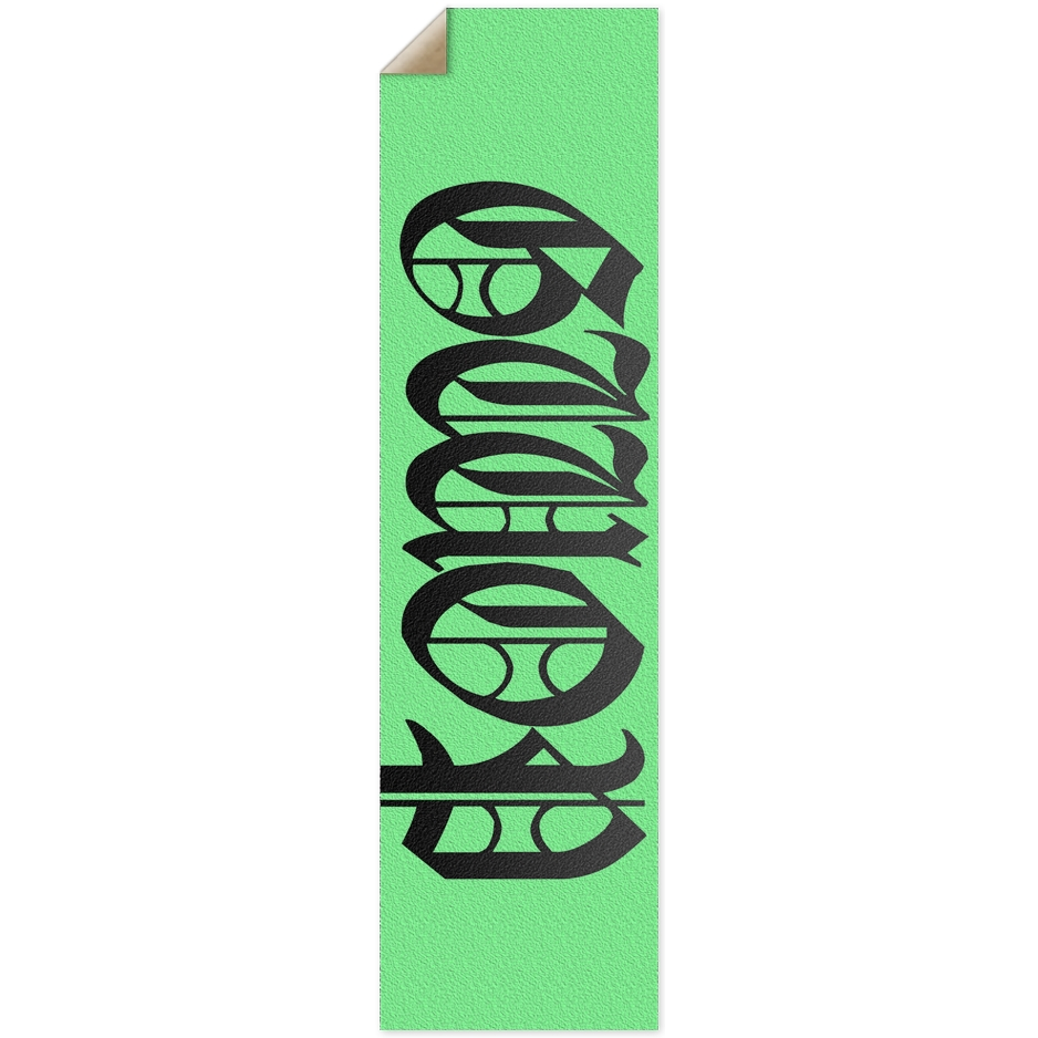 GWOP GREEN SKATEBOARD GRIPTAPE